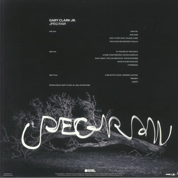 Back cover — Gary CLARK JR — Jpeg Raw
