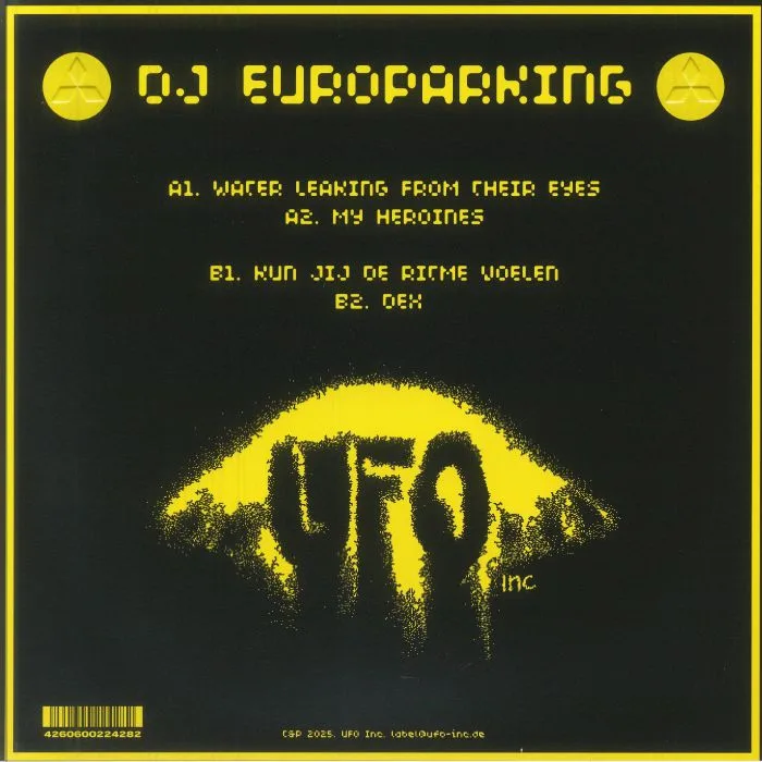 Back cover — DJ EUROPARKING — Water Leaking Through Their Eyes