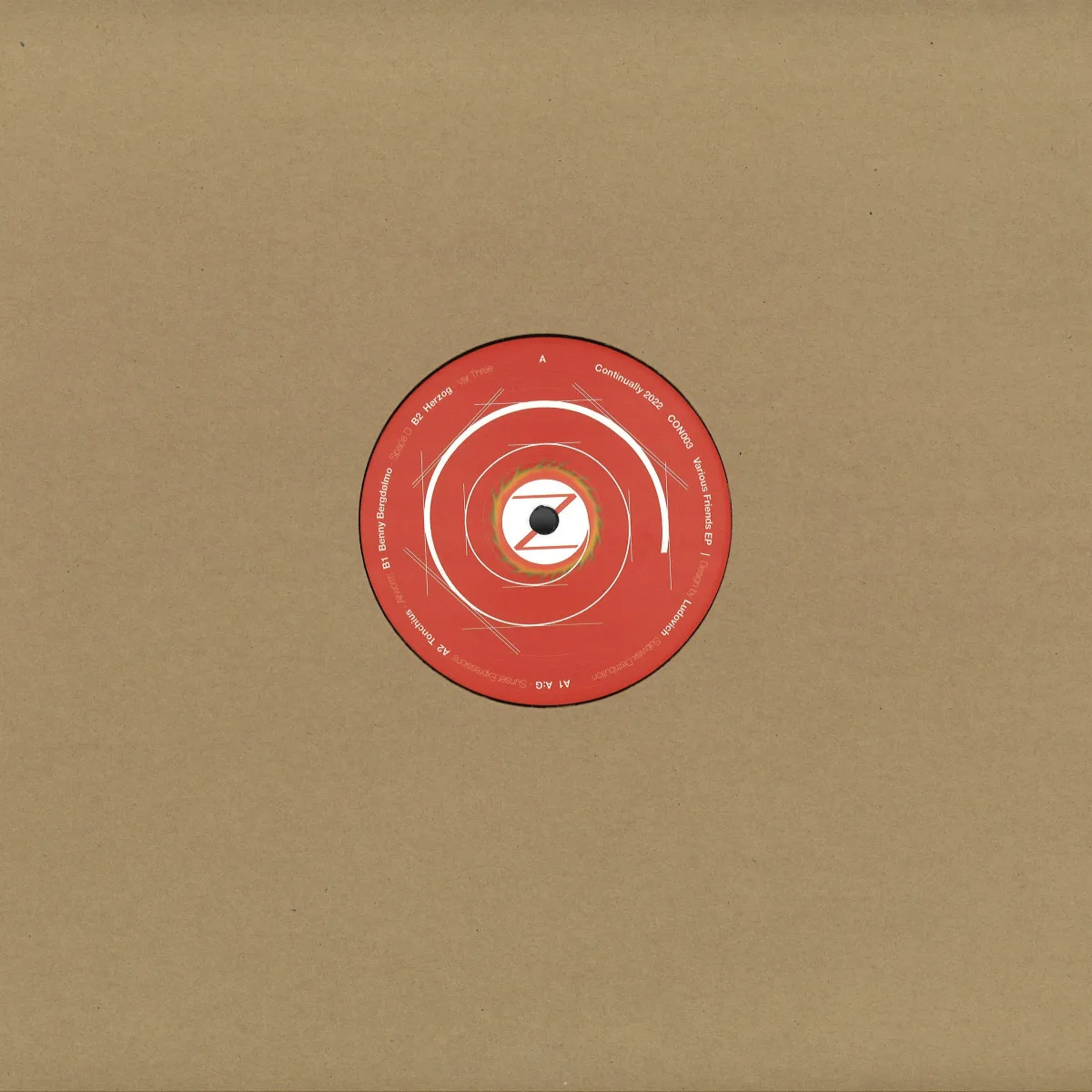 Обратная сторона обложки — Various — Various Friends EP