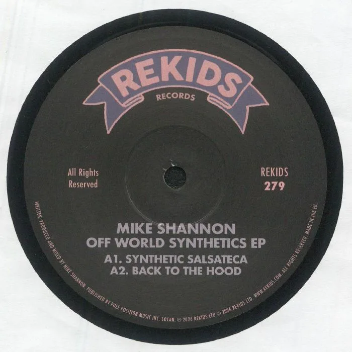 Лицевая сторона обложки — Mike SHANNON — Off World Synthetics EP