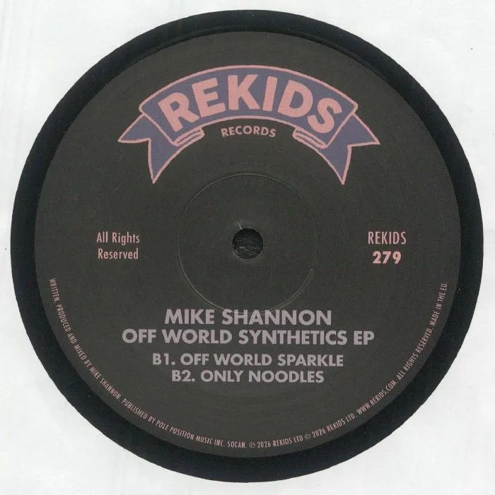 Обратная сторона обложки — Mike SHANNON — Off World Synthetics EP