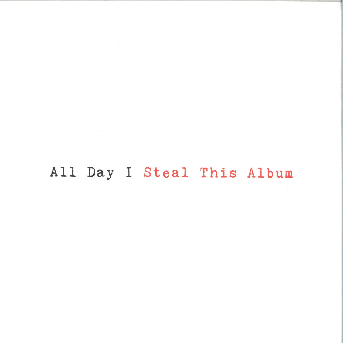 Обратная сторона обложки — Rico Puestel — All Day I Steal This Album LP 2x12"