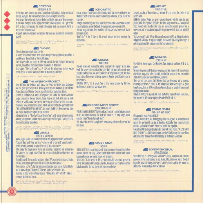Back cover — VARIOUS — Box Of Delights Vol 1