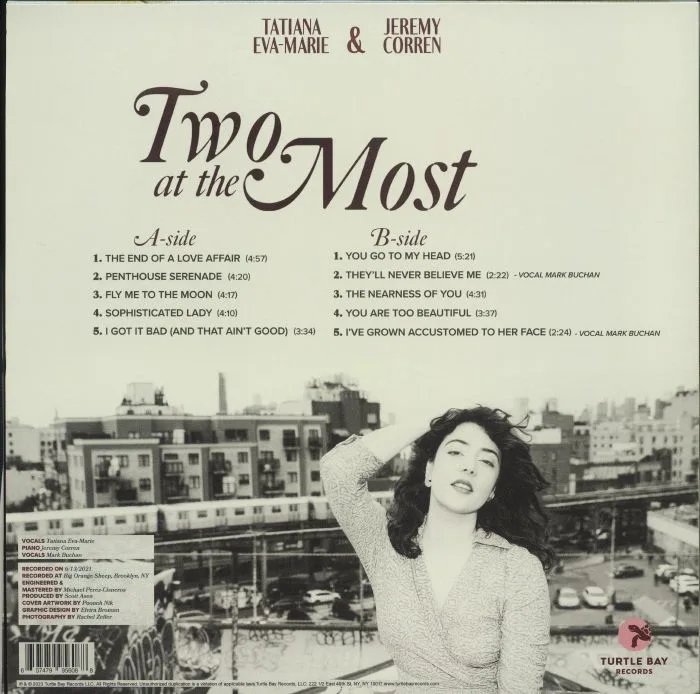 Back cover — TATIANA EVA MARIE / JEREMY CORREN — Two At The Most