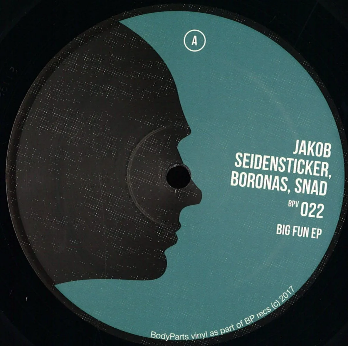 Лицевая сторона обложки — Jakob Seidensticker&Boronas&Snad — Big Fun Ep