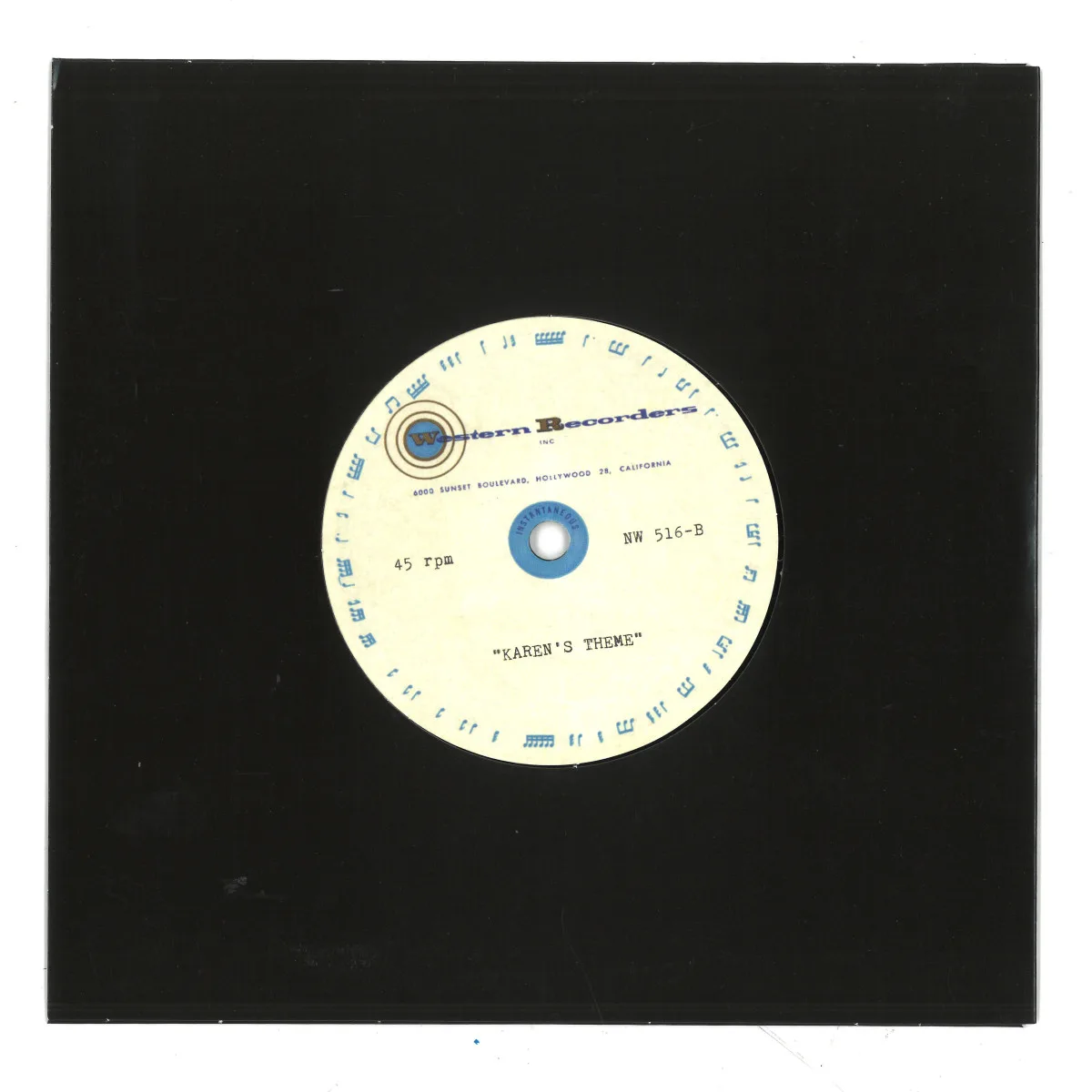 Back cover — Karen Verros — YOU JUST GOTTA KNOW MY MIND / KAREN'S THEME