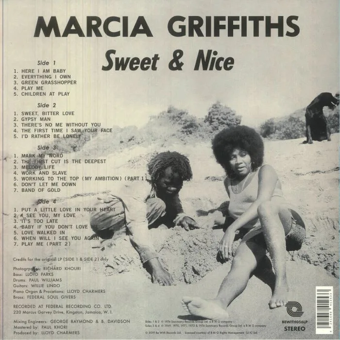 Back cover — Marcia GRIFFITHS — Sweet & Nice (Deluxe Edition)