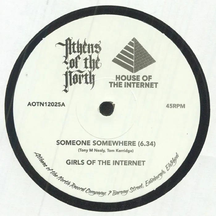 Лицевая сторона обложки — GIRLS OF THE INTERNET / JAMES ALEXANDER BRIGHT — Someone Somewhere