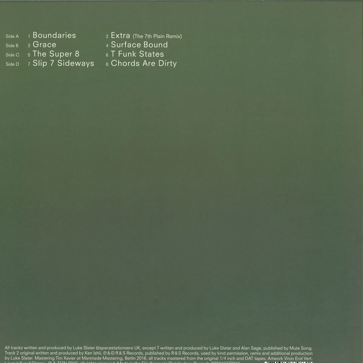 Back cover — The 7Th Plain — Chronicles I