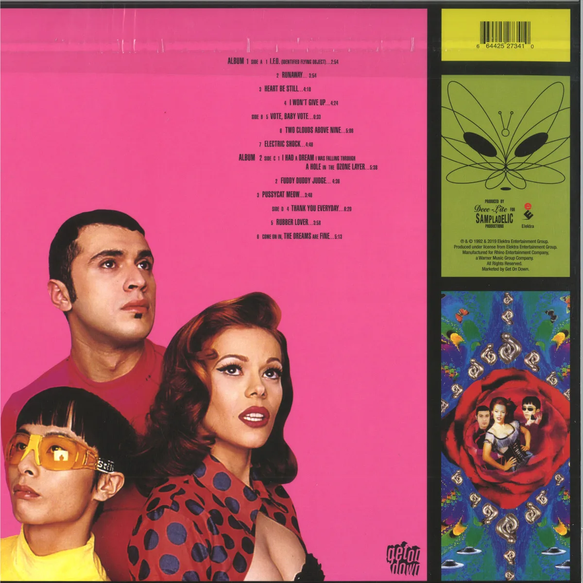 Back cover — Deee-Lite — Infinity Within LP 2x12"