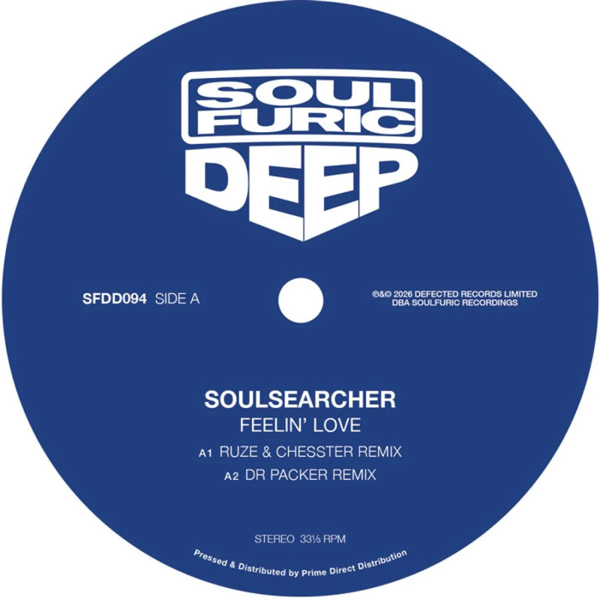 Обратная сторона обложки — Soulsearcher — Feelin’ Love (incl. RUZE & Chesster, Dr Packer, Ian Carey & Soulsearcher Remixes)