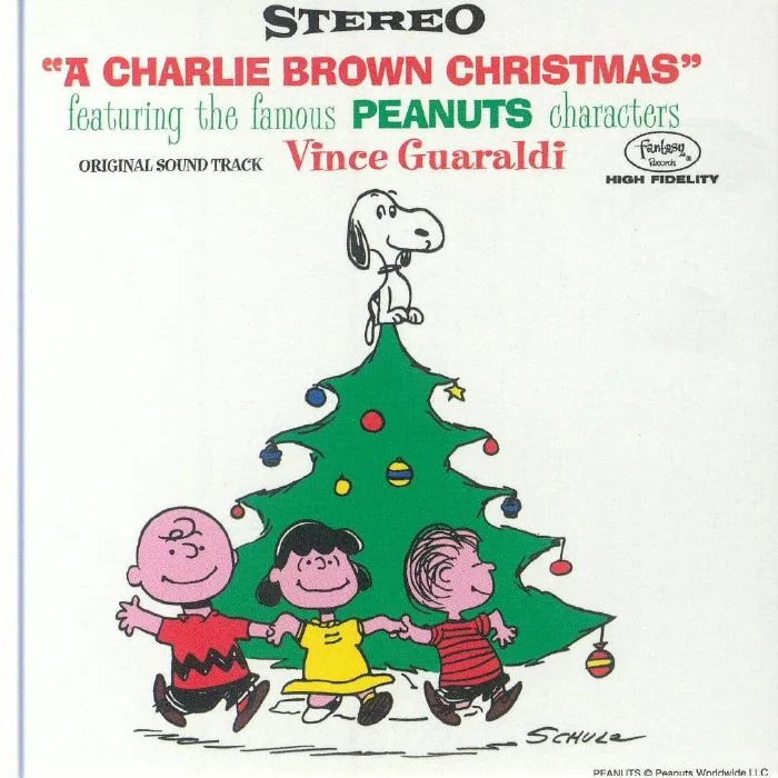 Front cover — Vince GUARALDI — A Charlie Brown Christmas: Blind Box (3" vinyl record for RSD3 turntable)
