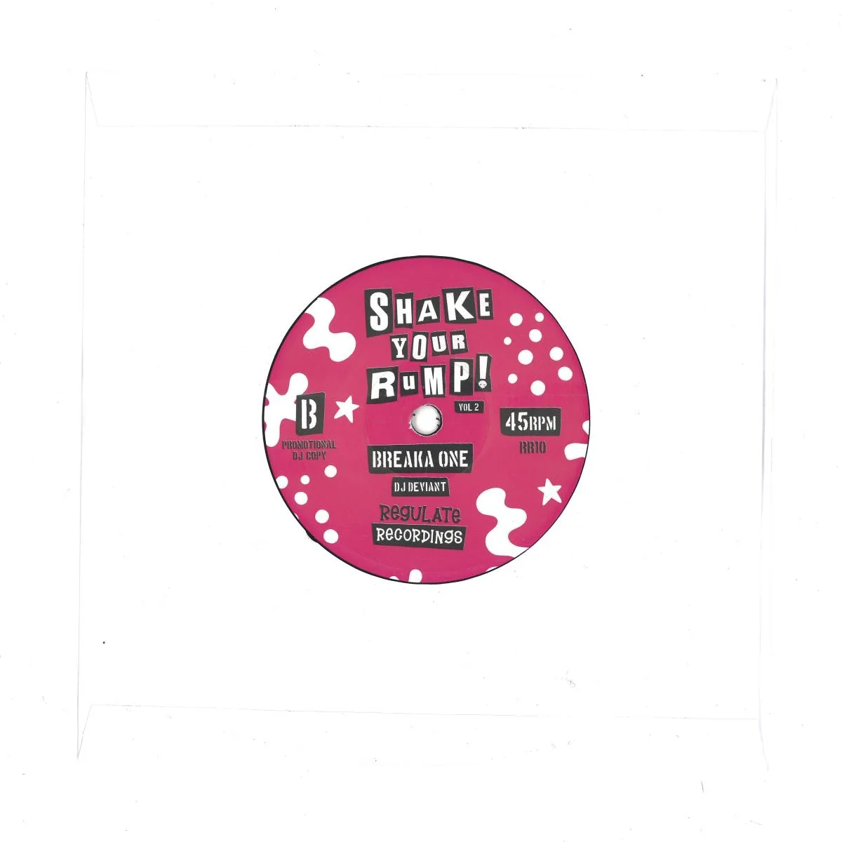 Обратная сторона обложки — T2Funk & DJ Deviant — Shake Your Rump Vol 2 (7")