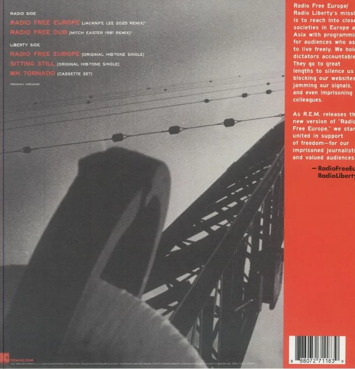 Back cover — REM — Radio Free Europe 2025