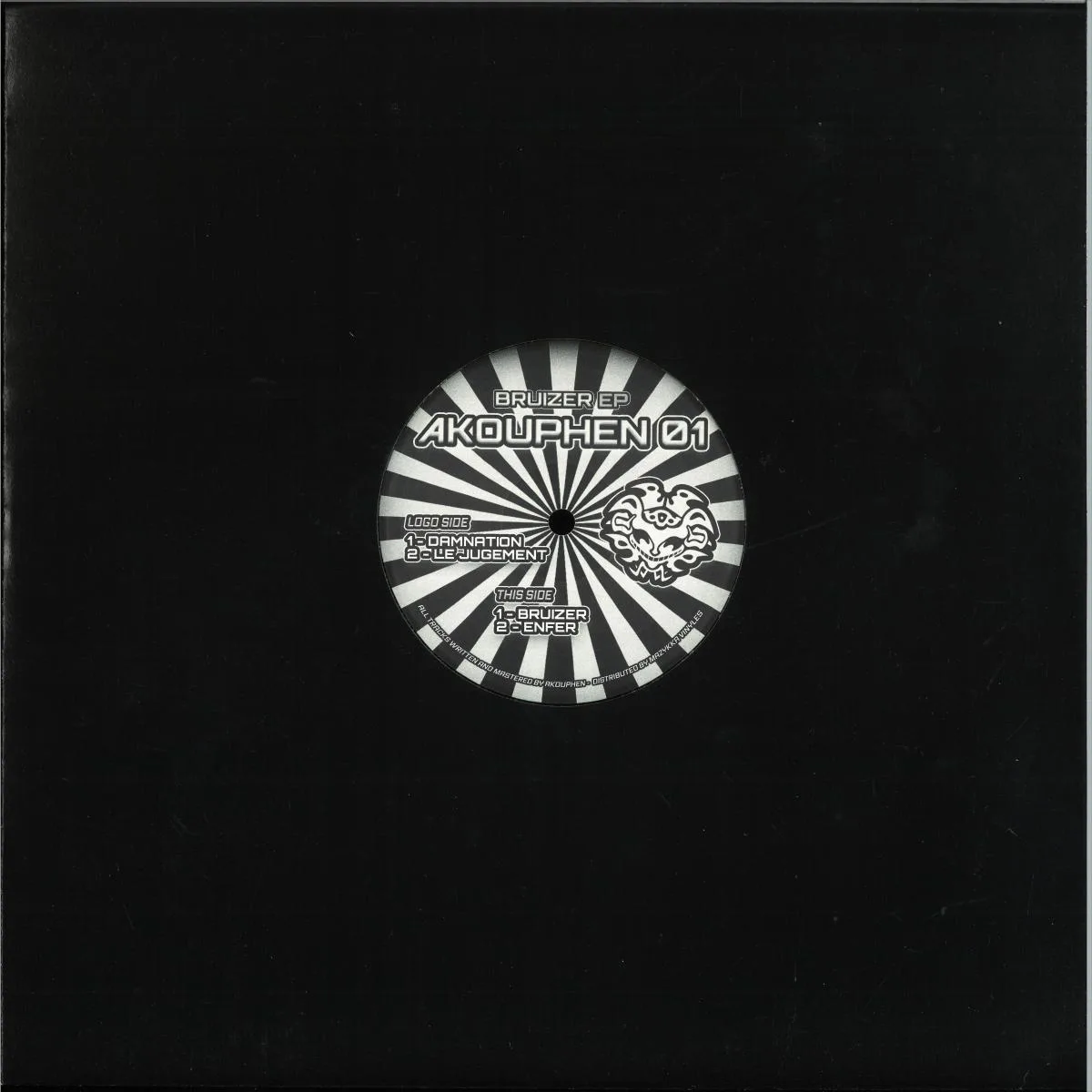 Back cover — Akouphen — Bruizer EP