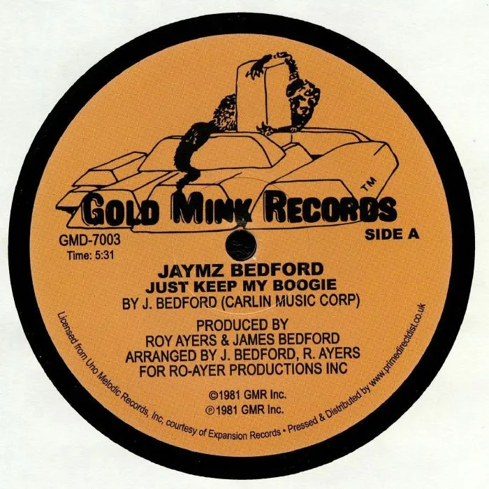 Front cover — Jaymz BEDFORD — Just Keep My Boogie (reissue)