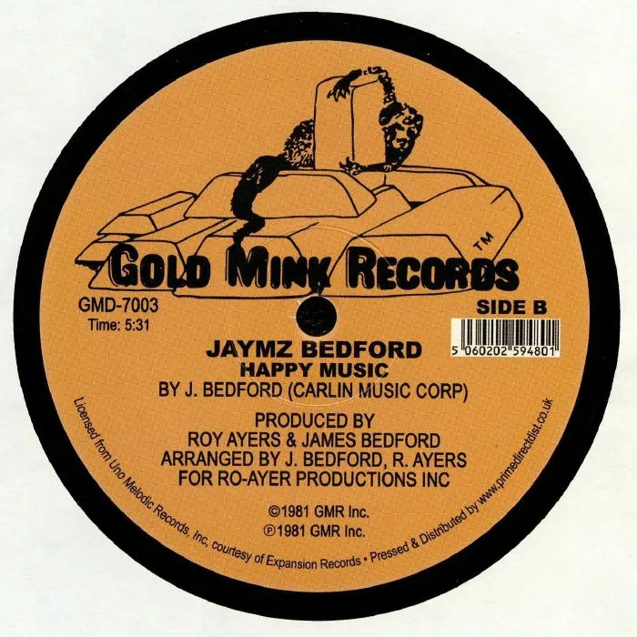Back cover — Jaymz BEDFORD — Just Keep My Boogie (reissue)