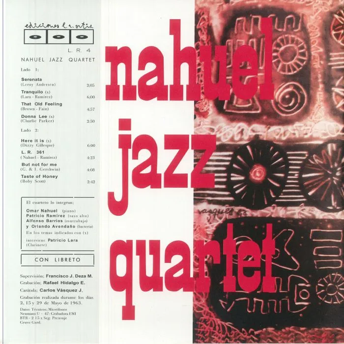 Обратная сторона обложки — NAHUEL JAZZ QUARTET — Nahuel Jazz Quartet