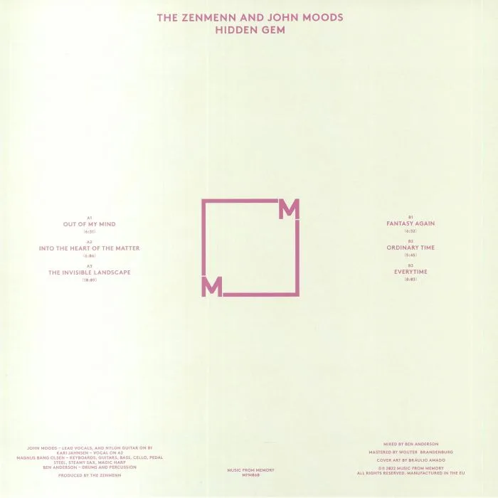 Обратная сторона обложки — The ZENMENN / JOHN MOODS — Hidden Gem