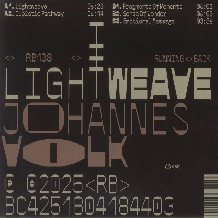 Обратная сторона обложки — Johannes VOLK — Lightweave