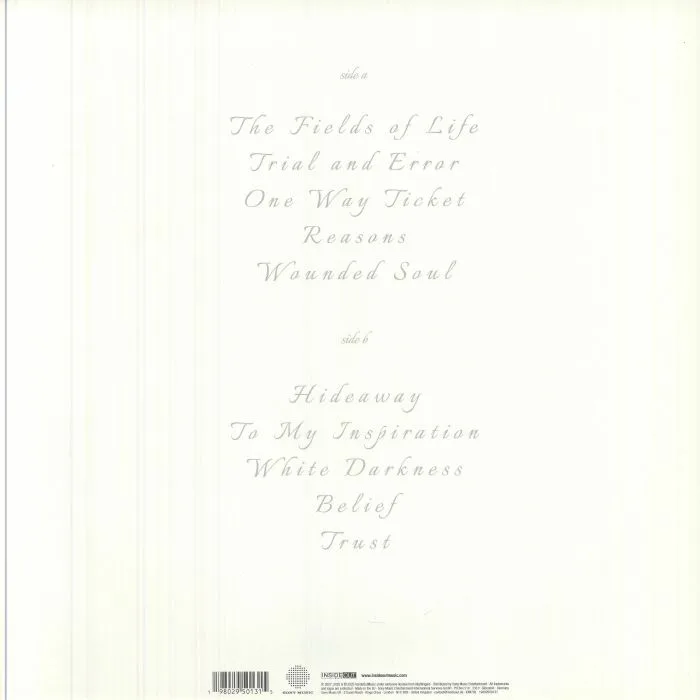 Back cover — NIGHTINGALE — White Darkness (reissue)