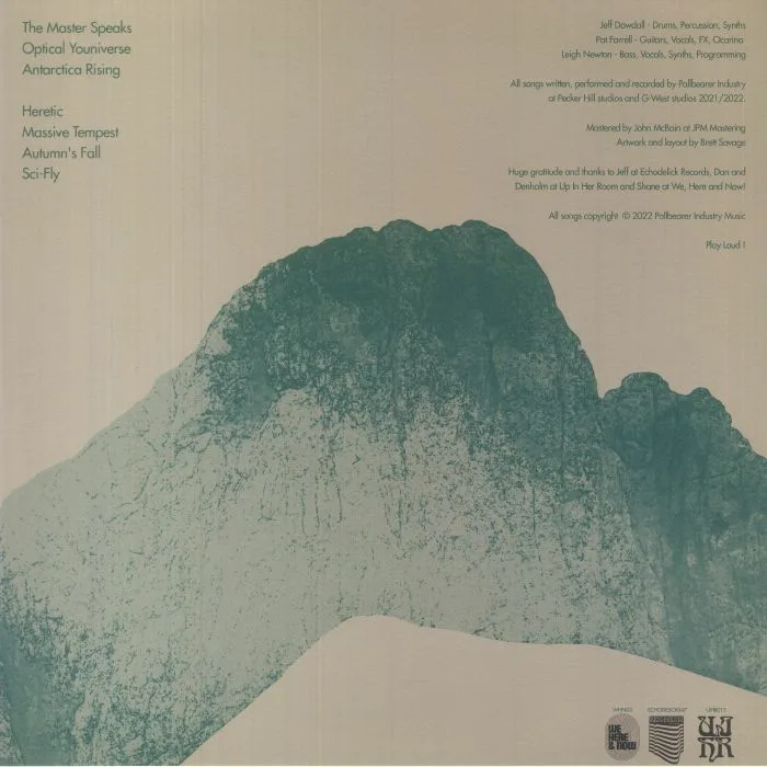 Back cover — PALLBEARER INDUSTRY — Antarctica Rising