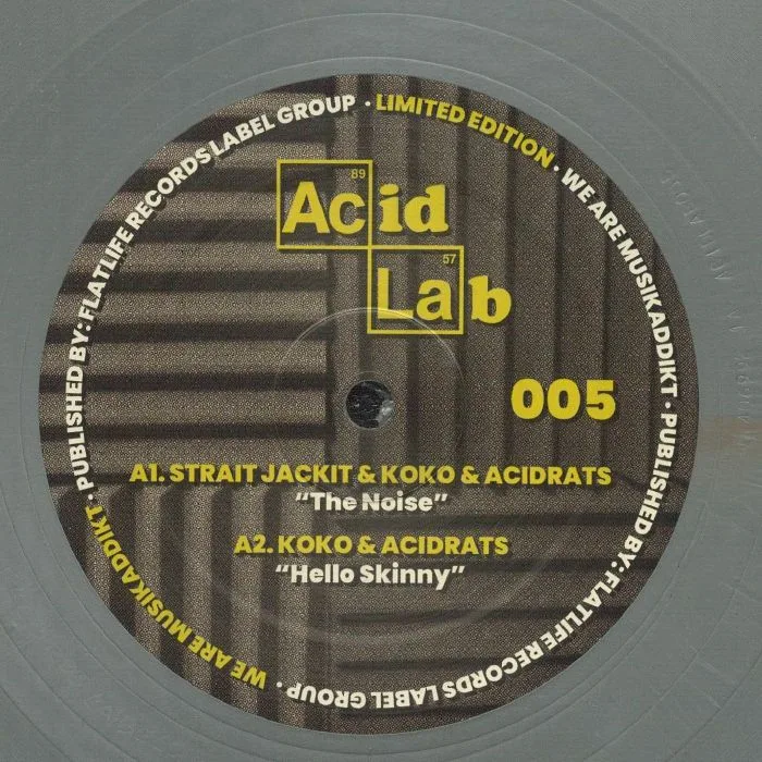 Front cover — STRAIT JACKIT / KOKO / ACIDRATS / LETHAL ONE / BENJI303 / LEE S — ACIDLAB 005
