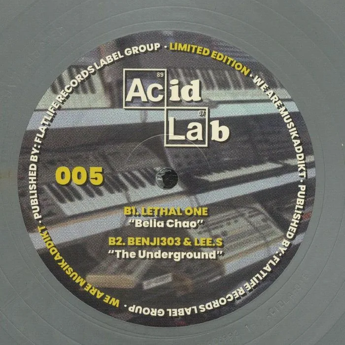 Back cover — STRAIT JACKIT / KOKO / ACIDRATS / LETHAL ONE / BENJI303 / LEE S — ACIDLAB 005