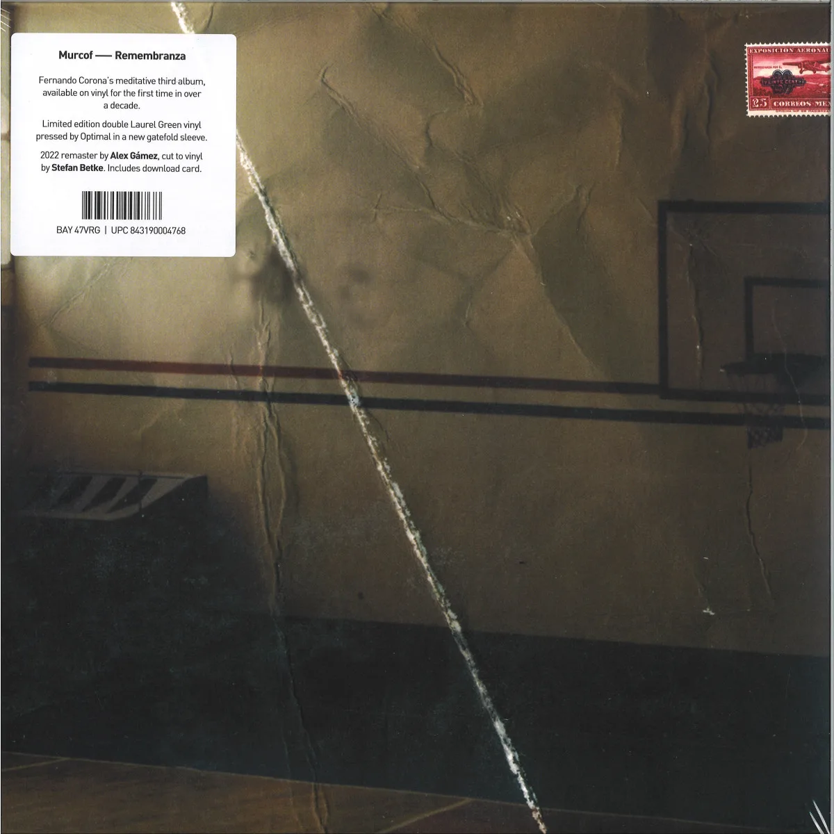 Обратная сторона обложки — Murcof — REMEMBRANZA LP (2x12")