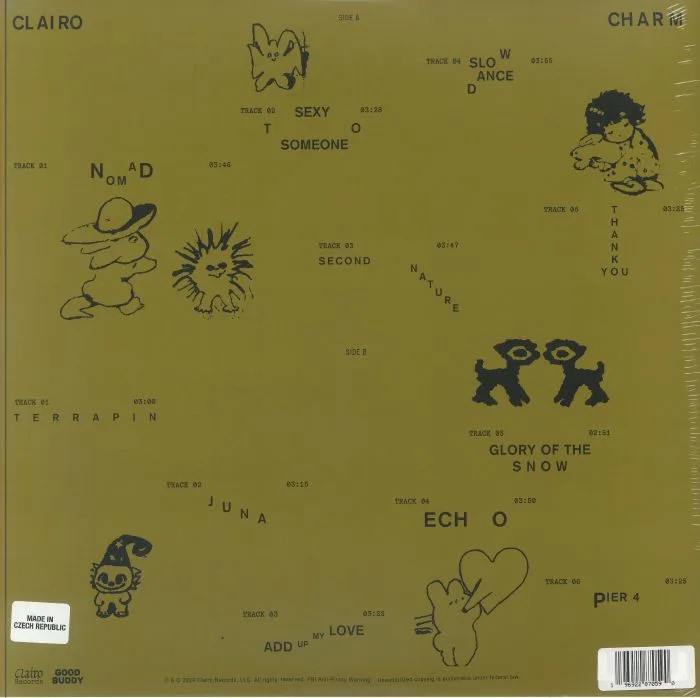 Back cover — CLAIRO — Charm