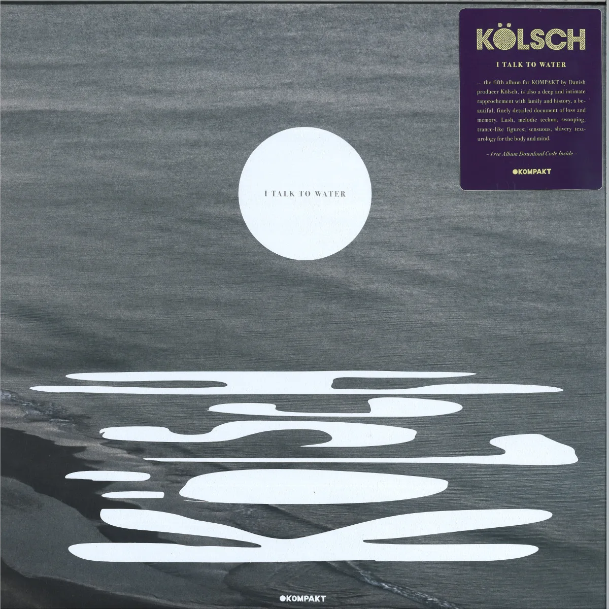 Лицевая сторона обложки — Kölsch — I Talk To Water LP 2x12"