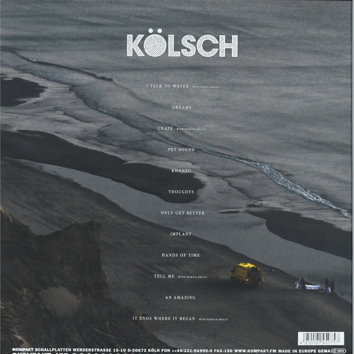 Обратная сторона обложки — Kölsch — I Talk To Water LP 2x12"