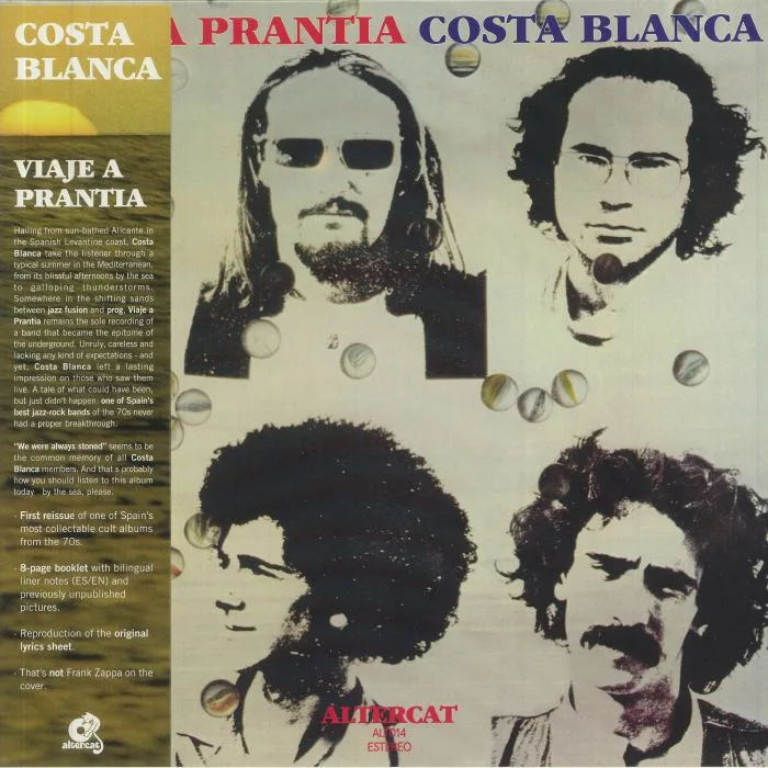 Front cover — COSTA BLANCA — Viaje A Prantia (reissue)