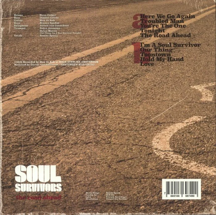 Back cover — SOUL SURVIVORS — The Road Ahead