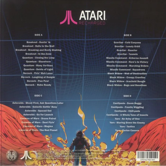 Обратная сторона обложки — Megan McDUFFEE — Atari Recharged (Soundtrack)