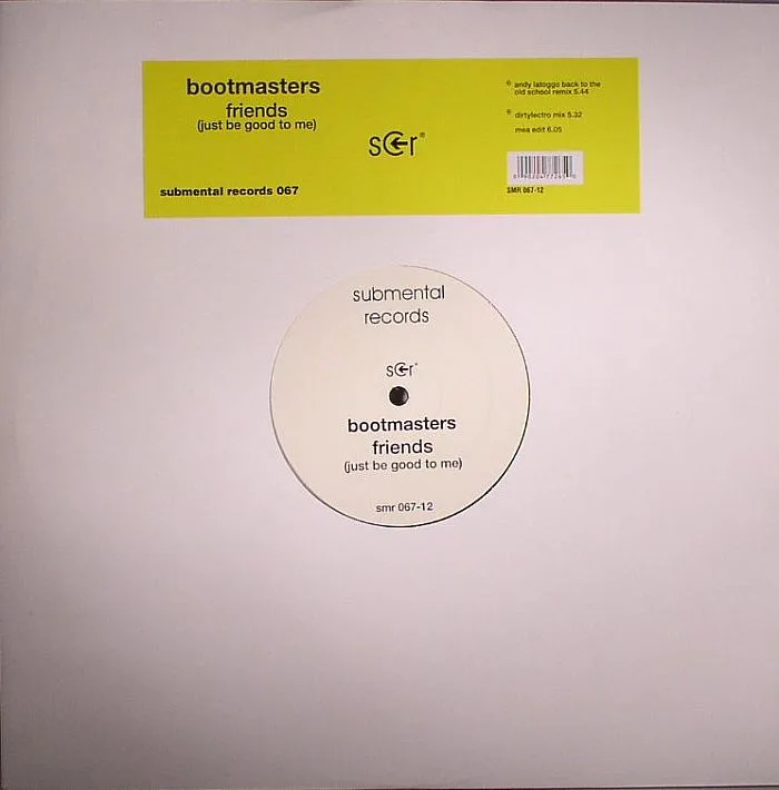 Front cover — BOOTMASTERS — Friends (Just Be Good To Me)