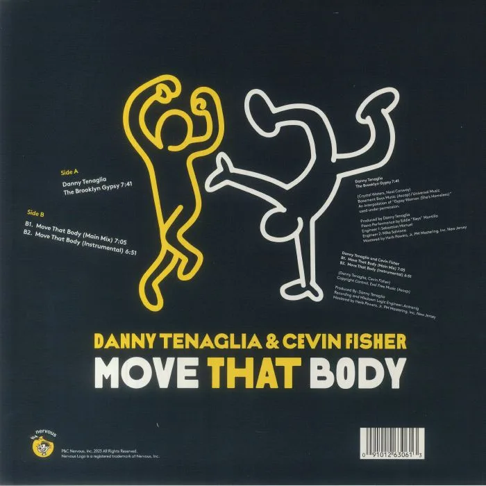 Обратная сторона обложки — Danny Tenaglia — The Brooklyn Gypsy