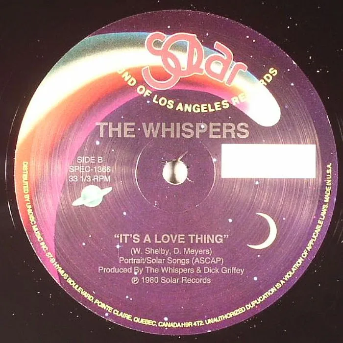 Back cover — The WHISPERS — Rock Steady