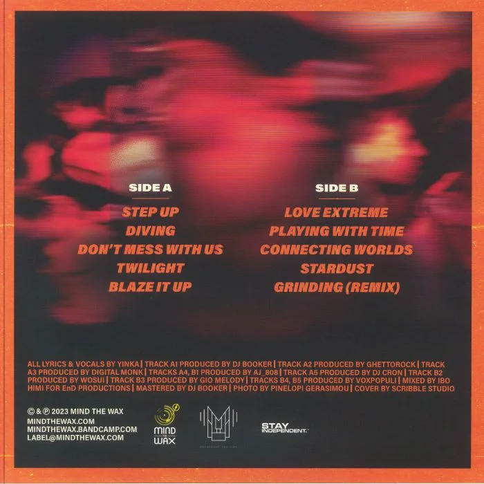 Back cover — YINKA — Diving