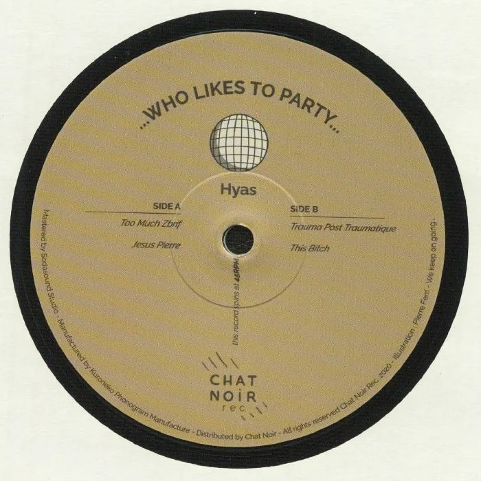 Лицевая сторона обложки — HYAS — Who Likes To Party