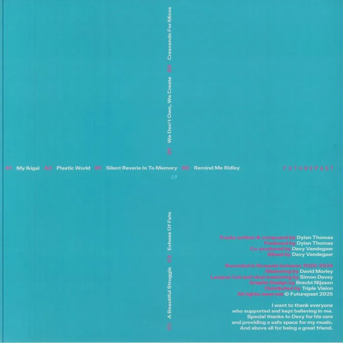 Back cover — Dylan THOMAS — We Don't Own, We Create