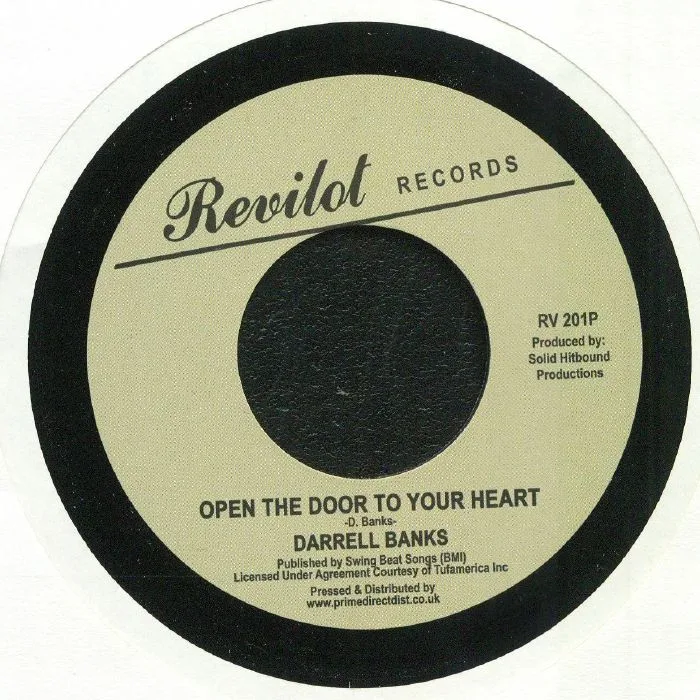 Front cover — Darrell BANKS — Open The Door To Your Heart (Record Store Day 2019)