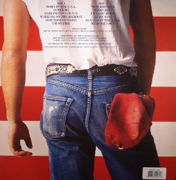 Обратная сторона обложки — Bruce SPRINGSTEEN — Born In The USA (remastered) (Record Store Day 2015)
