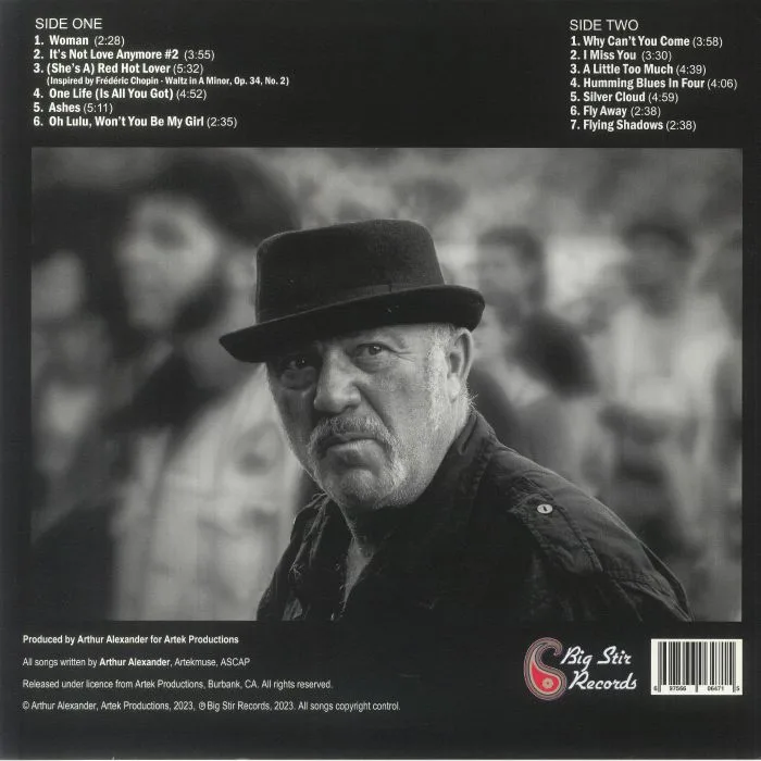 Back cover — Arthur ALEXANDER — Steppin' Out!