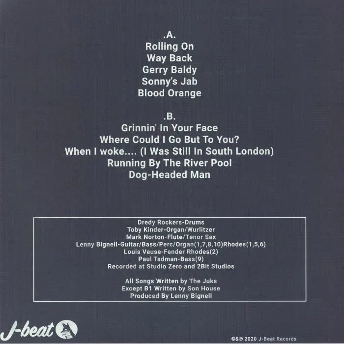 Back cover — The JUKS — Way Back (reissue)