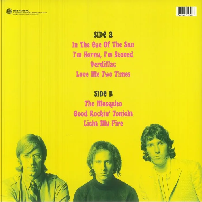 Back cover — The DOORS — Live At The Aragon Ballrom Chicago August 1972 FM Broadcast