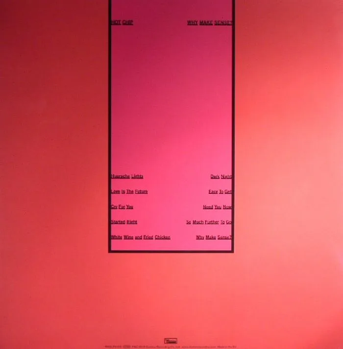 Back cover — HOT CHIP — Why Make Sense?