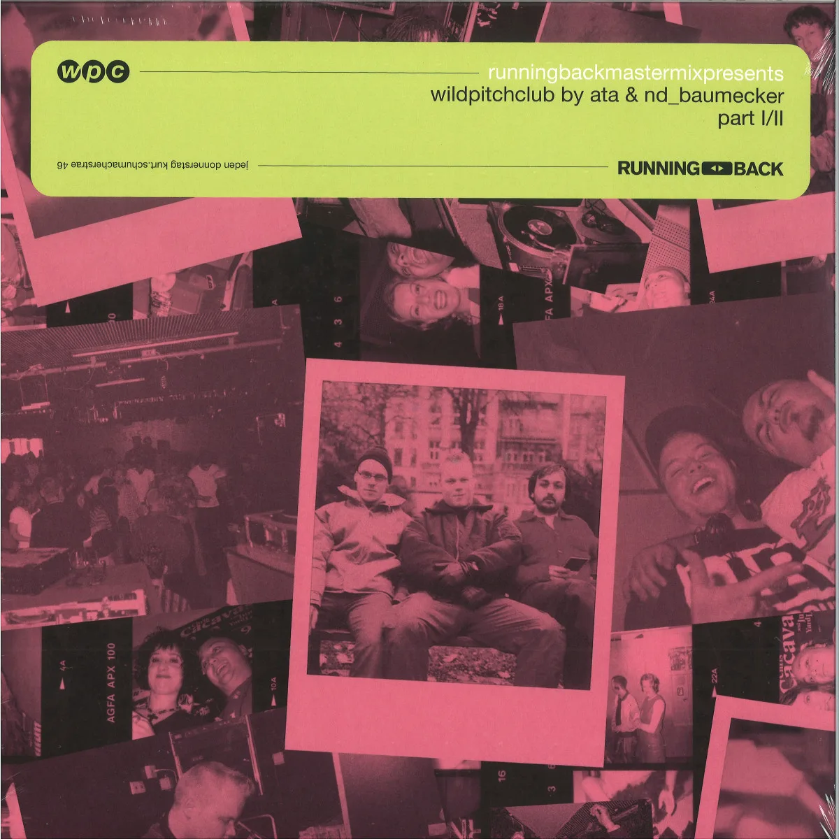 Varous Artists — Running Back Mastermix: Wild Pitch Club by Ata & nd_baumecker Part 1 2x12"