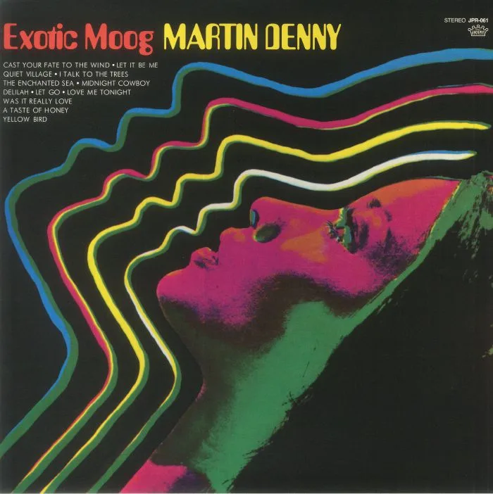 Лицевая сторона обложки — Martin DENNY — Exotic Moog (reissue)