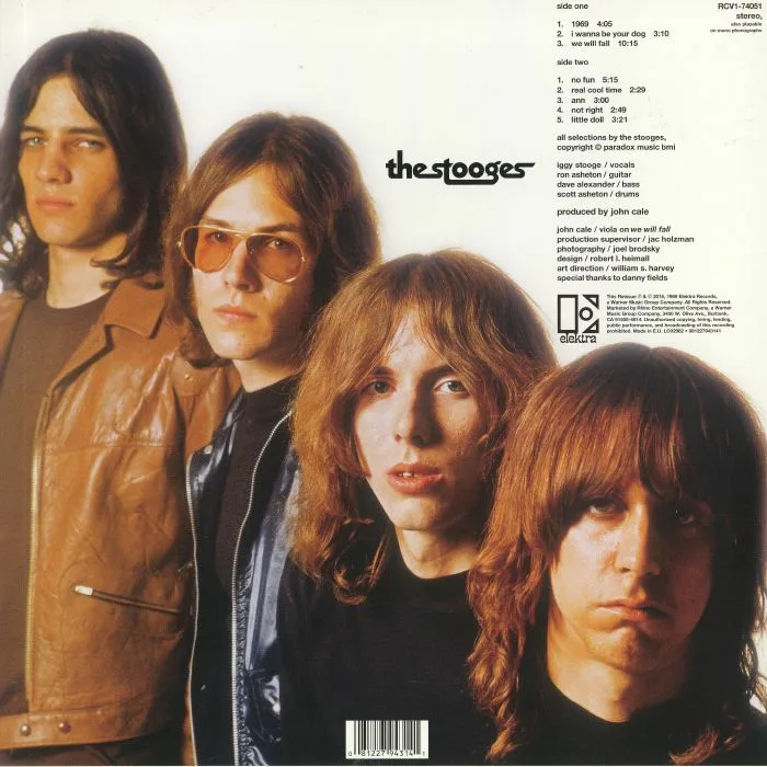 Обратная сторона обложки — The STOOGES — The Stooges